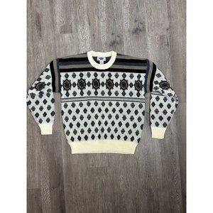 Hemingway Point Knitted Sweater Preppy Outdoors Crew‎ Neck Men's Large Vtg 80's